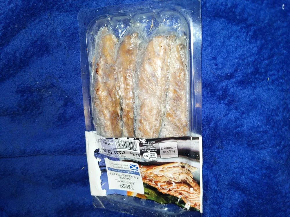 Smoked mackerel fillets