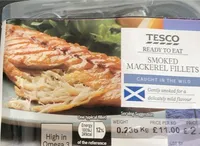 Smoked mackerel fillets