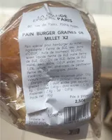 Pain Burger Graines