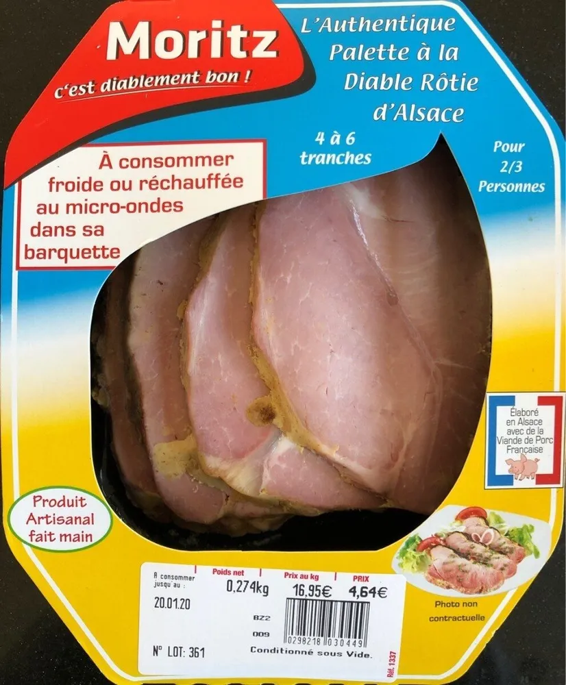 L'authentique palette à la diable d'Alsace