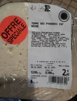 Tomme des Pyrénées igp noire