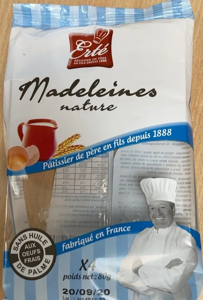 Madeleines natures