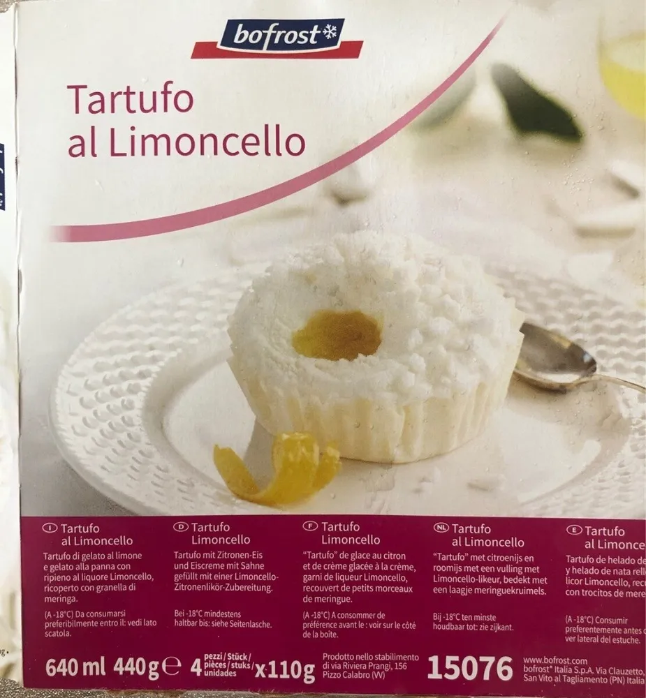 Tartufo al Limoncello
