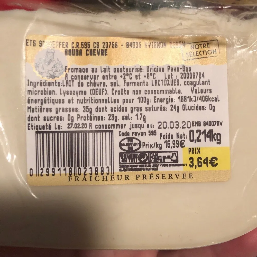 Gouda chevre