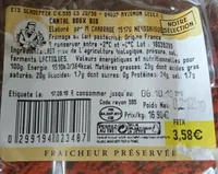 Cantal doux bio