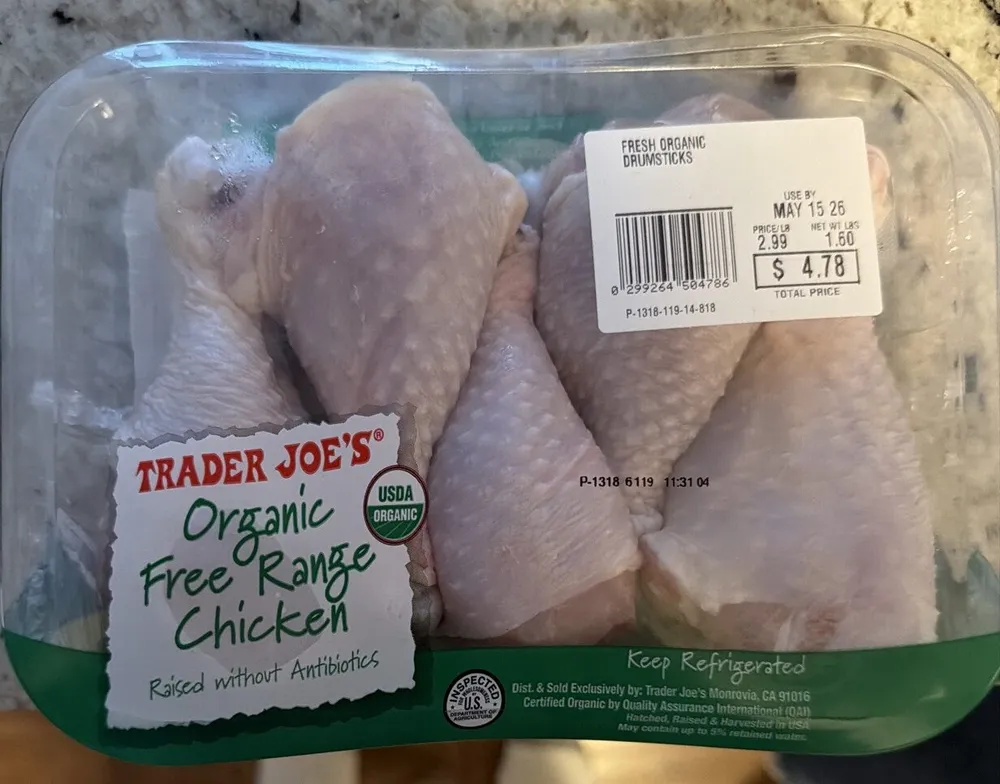 Fresh Organic Drumsticks