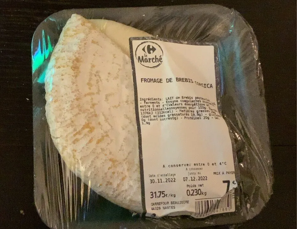 Fromage de  brebis corsicas