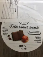 8 mini beignets fourrés