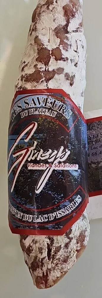 Saucisse sèche du lac d'Issarles
