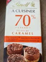 70% cacao éclats de caramel