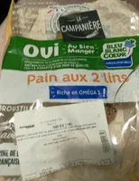 Pain aux 2 lins