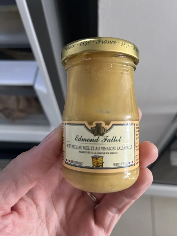 Moutarde au miel et au vinaigre balsamique