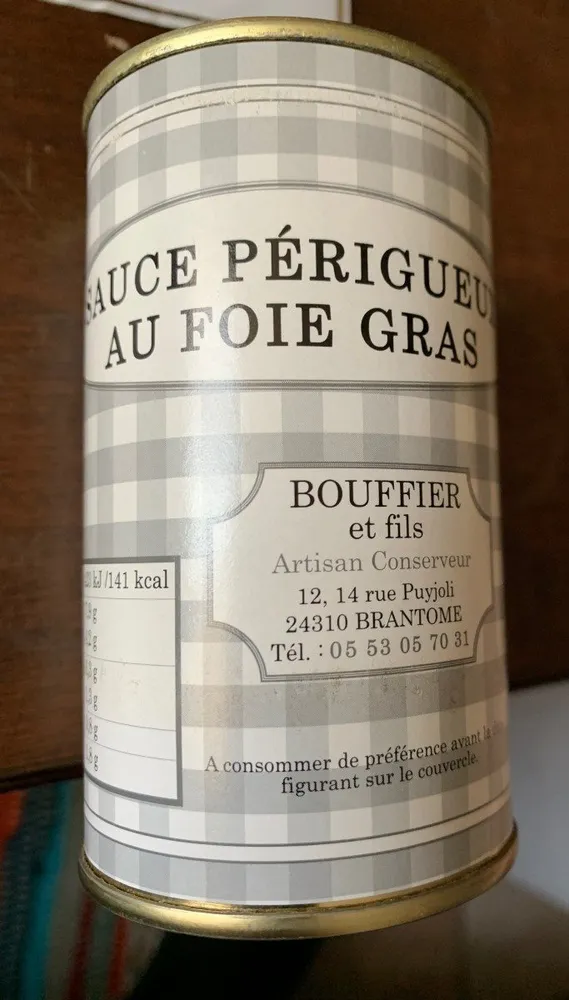 Sauce Périgueux au foie gras