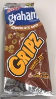 GRipz MIGHTY THIN BAKED SNACK CRACKERS CHOCOLATE CHIP