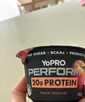 Peach yogurt