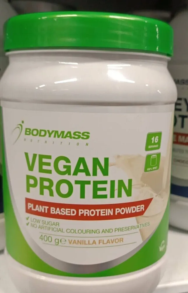 Bodymass vegan poudre protéine vanille