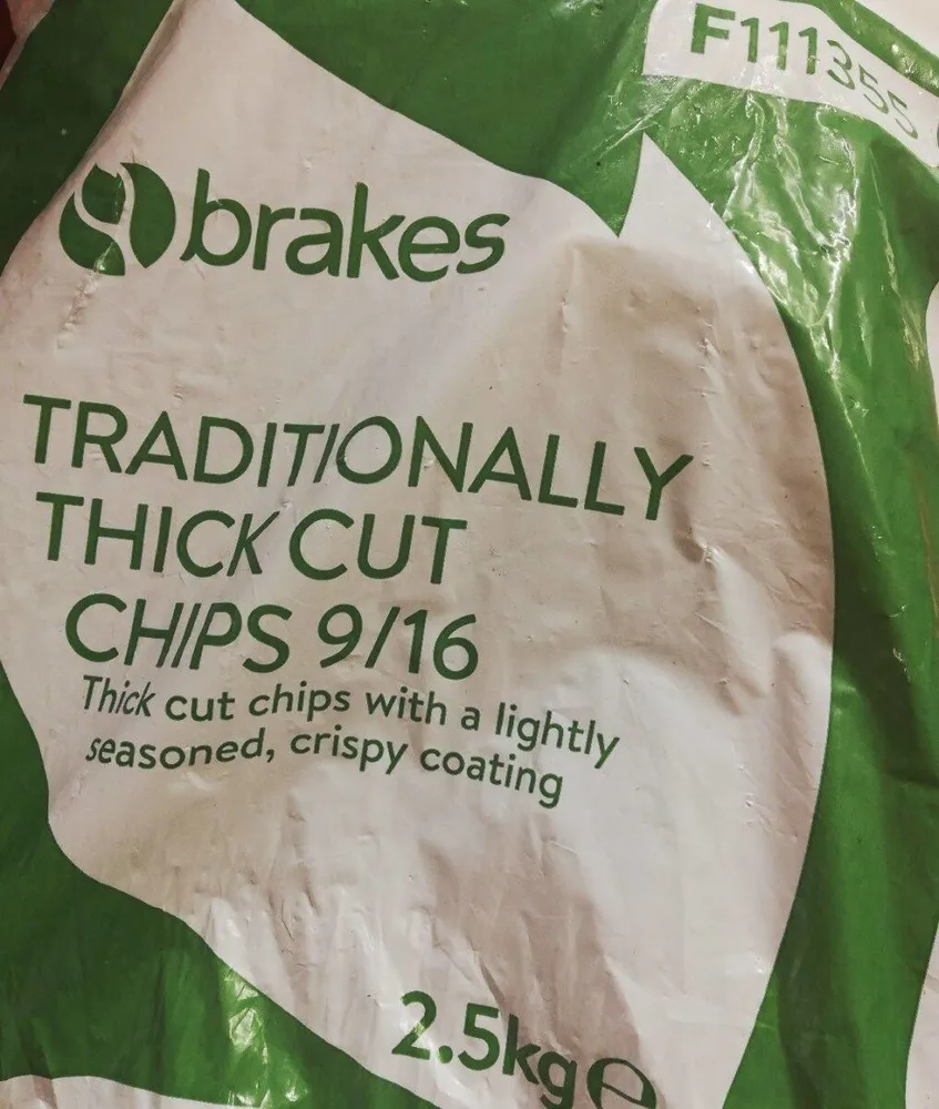 Traditionally thick cut chips