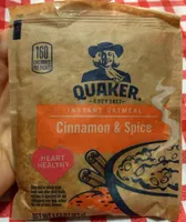 Instant Oatmeal Cinnamon & Spice
