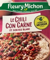 Chili con carne  et son riz blanc
