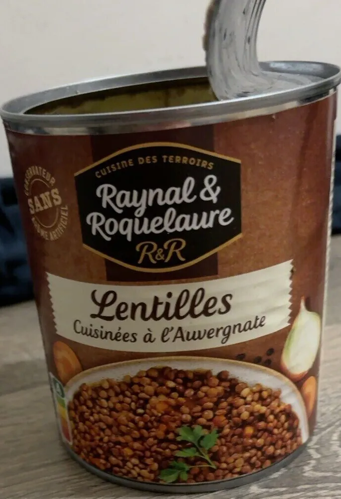 Lentilles cuisinées a l’Auvergnate