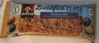 Blueberry nut baked flats crispy snack bars