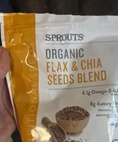 Sprouts organic flax and chia seeds blend