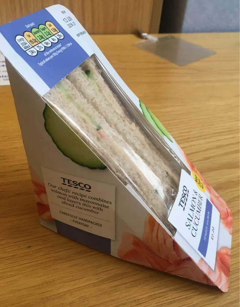 Sandwich saumon/concombre
