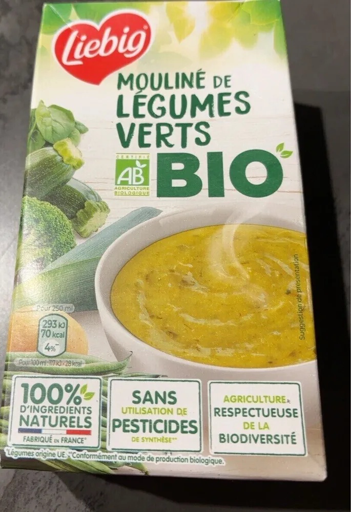 Mouliné de legumes verts