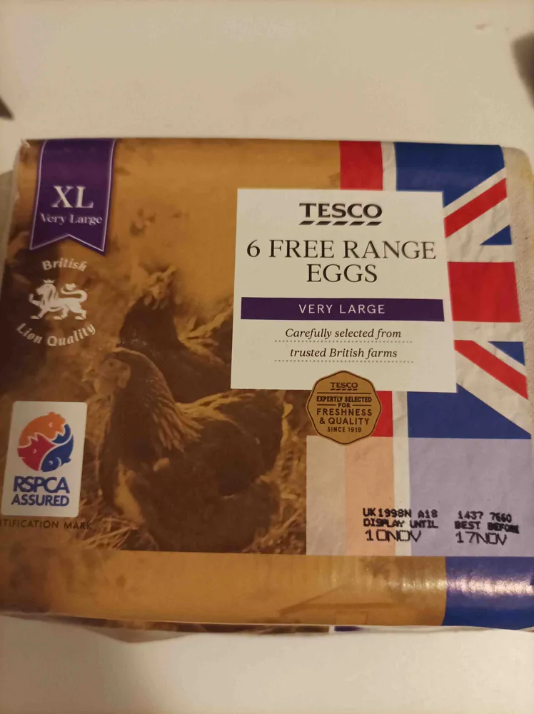 Very Large Free Range Eggs