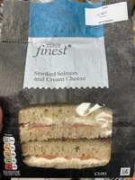 Smoked salmon and cream cheese