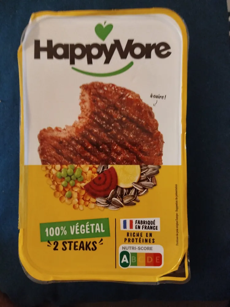 2 Steaks 100% végétal