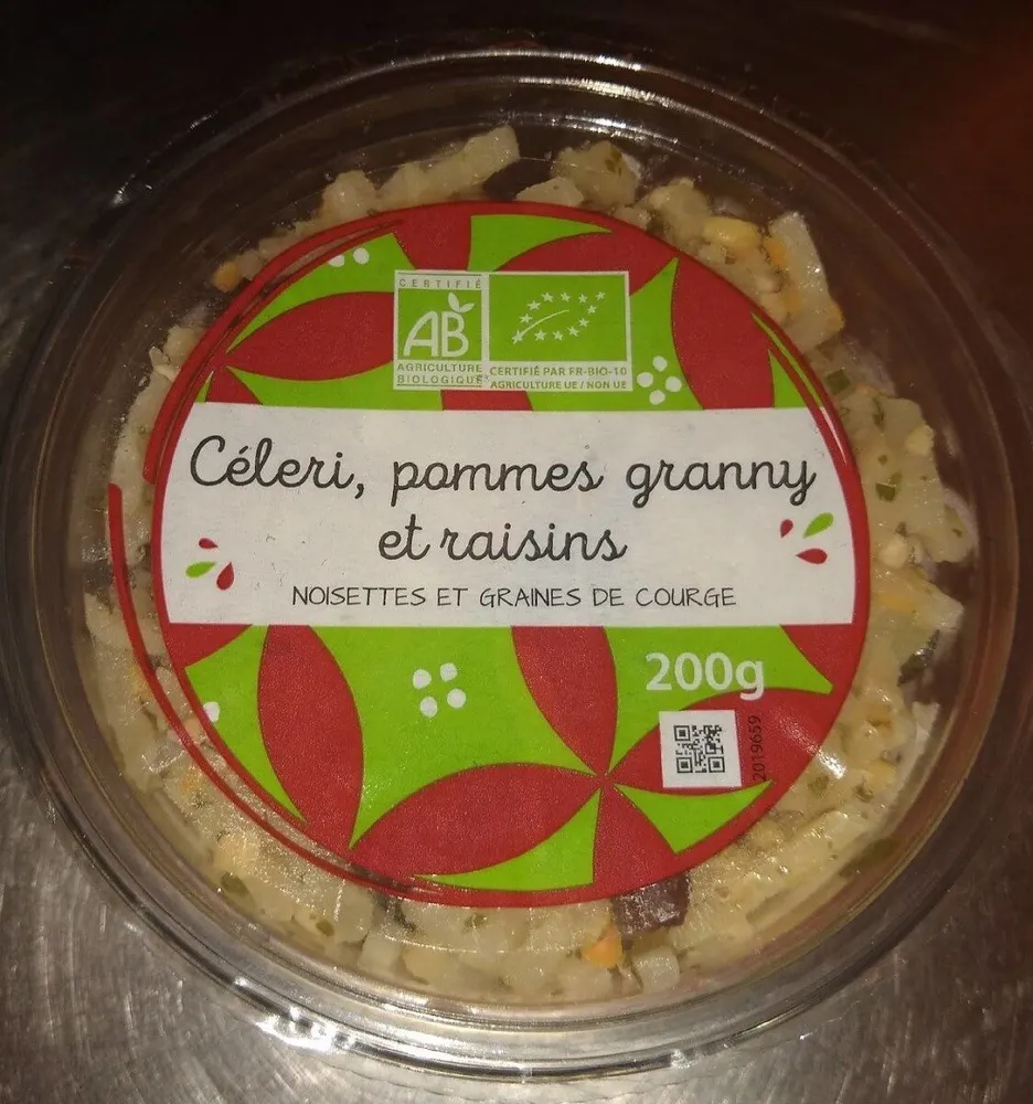 Céleri pomme Granby et raisins