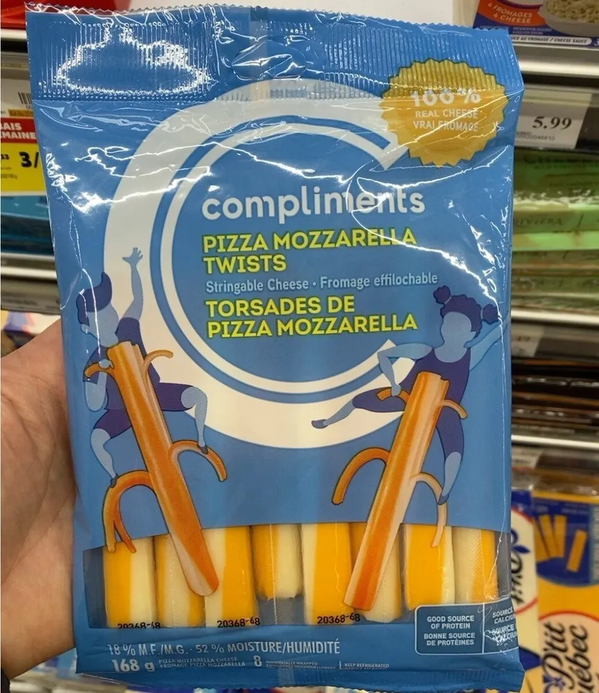 Pizza mozzarella twists