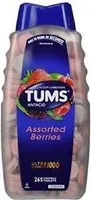 Tums Antiacid Calcium Supplement Assorted Berries