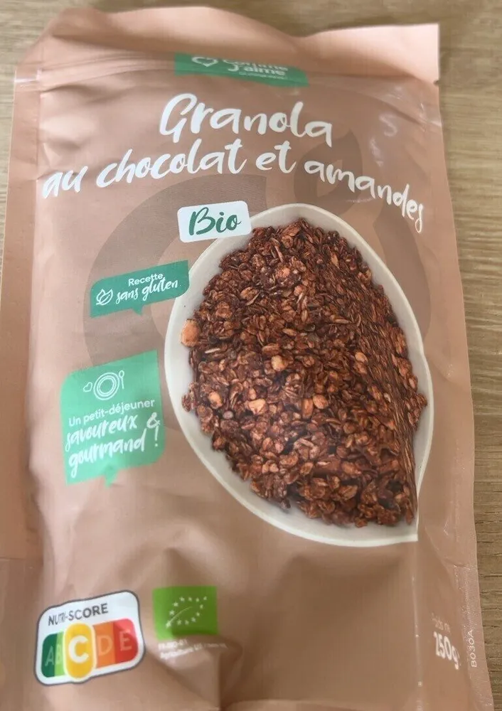 Granola chocolat et amandes