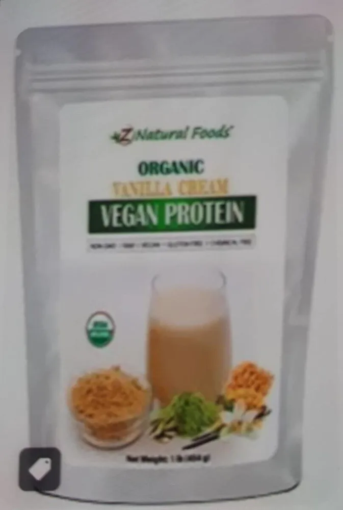 Organic vanilla cream vega protéine