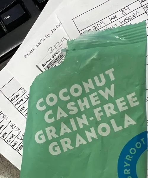 Coconut cashew grain free granola