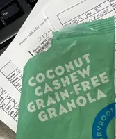 Coconut cashew grain free granola