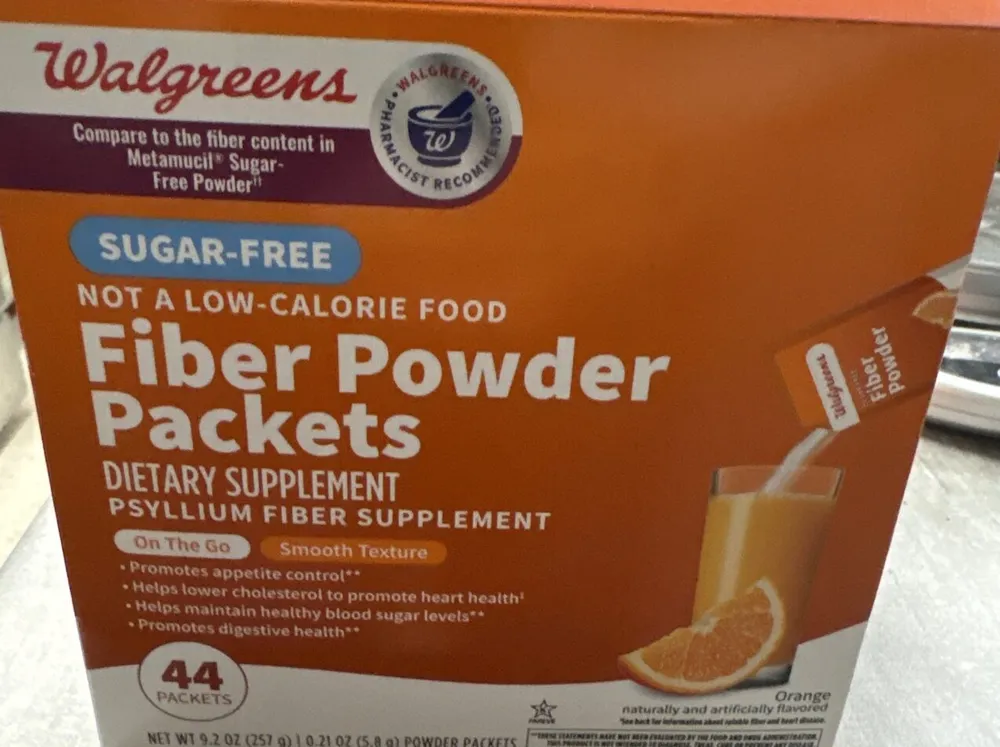 Fiber Powder packets, Sugar-Free