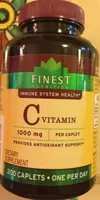 Finest Nutrition Vitamin C 1000MG, Caplets - 200 Ea