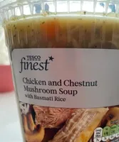 Chicken and chestnut mushroom soup