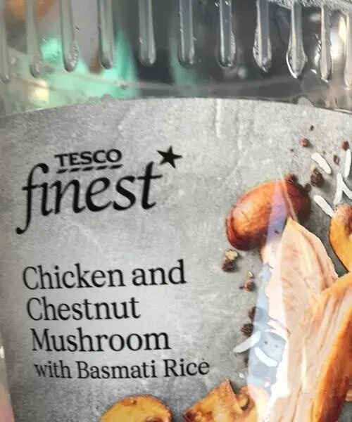 Chicken and chestnut mushroom and basmati rice  soup