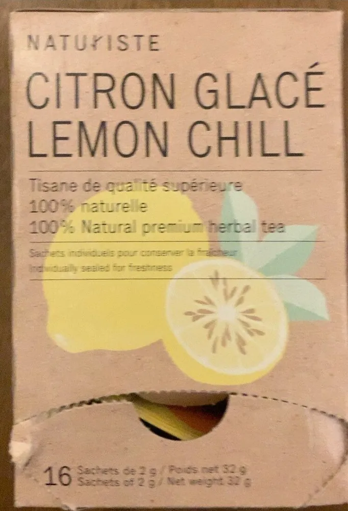 Tisane citron glacé
