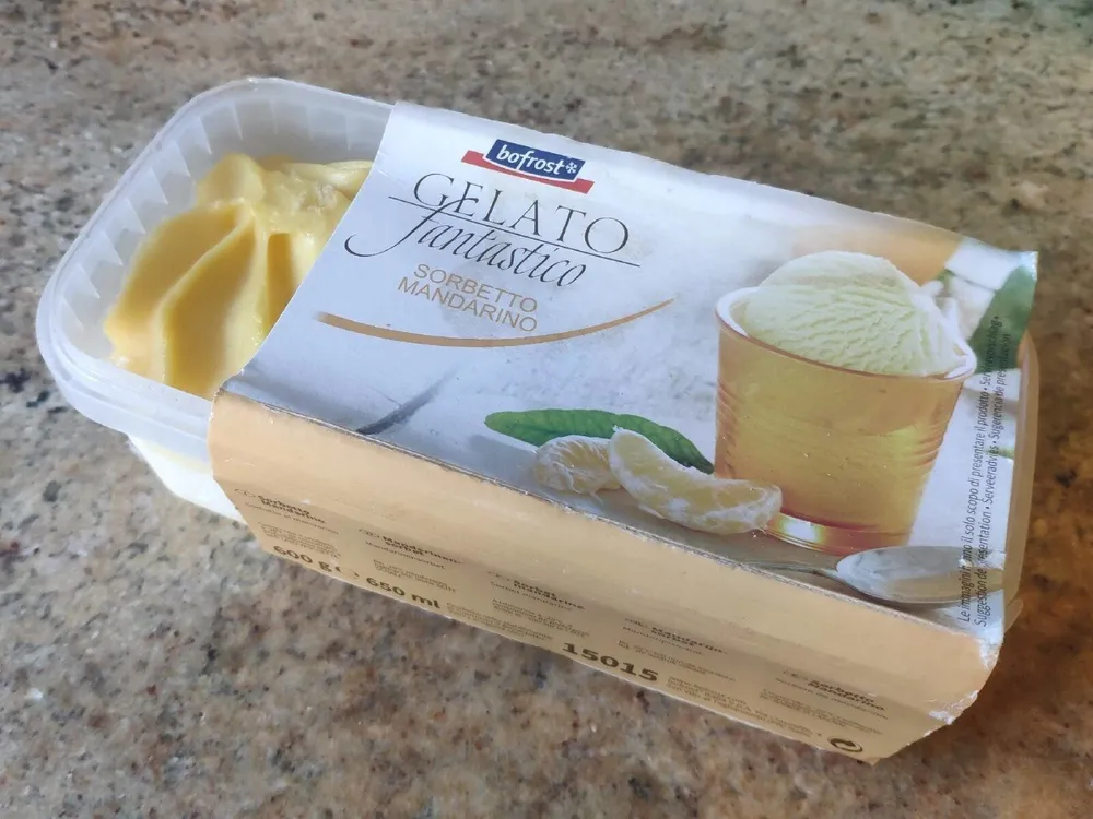 Gelato Fantástico Sorbeto Mandarino