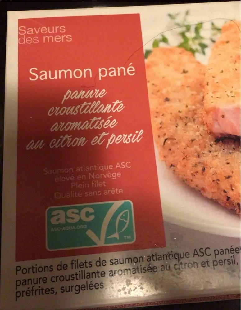 Saumon pané