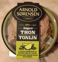 Thon à l'huile aromatisé poivre vert et citron