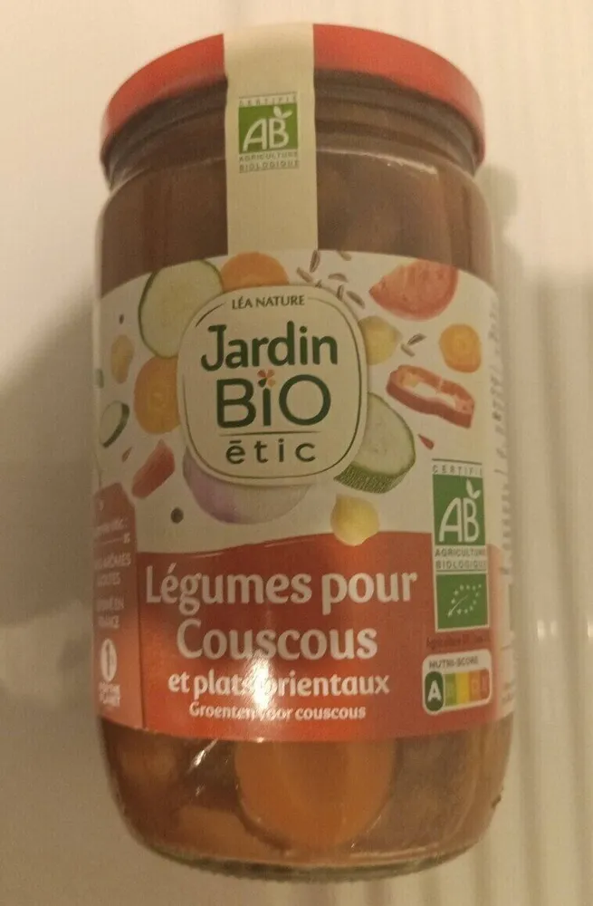 Légumes pour couscous bio Jardin Bio - 660g