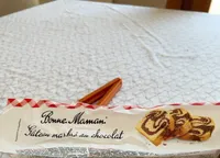 Gateau marbré