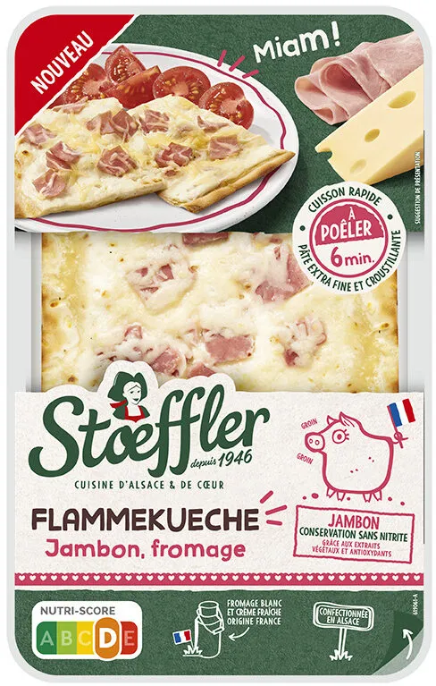Flammekueche Jambon Fromage