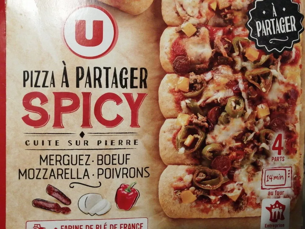Pizza à partager spicy